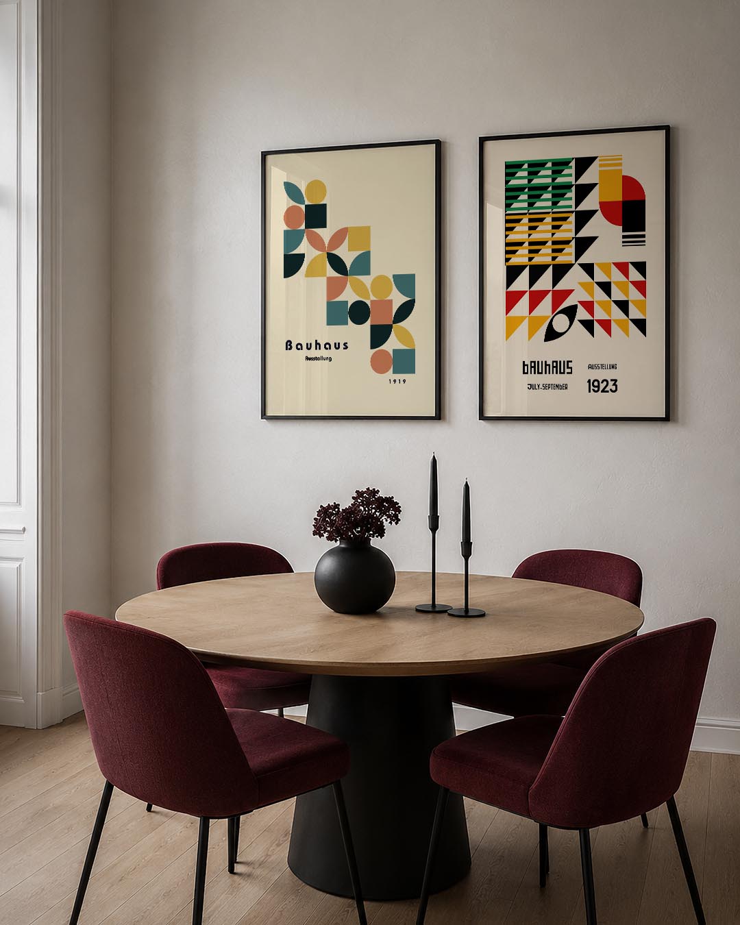 Vormen en vlakken Posterset