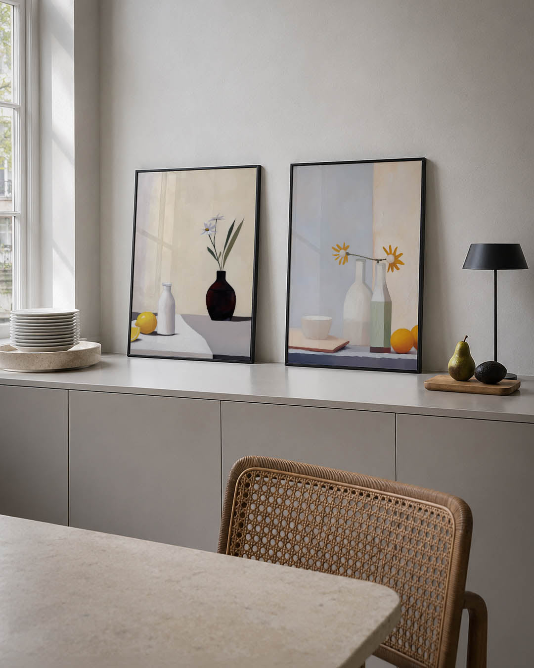 Stilleven eenvoud Posterset