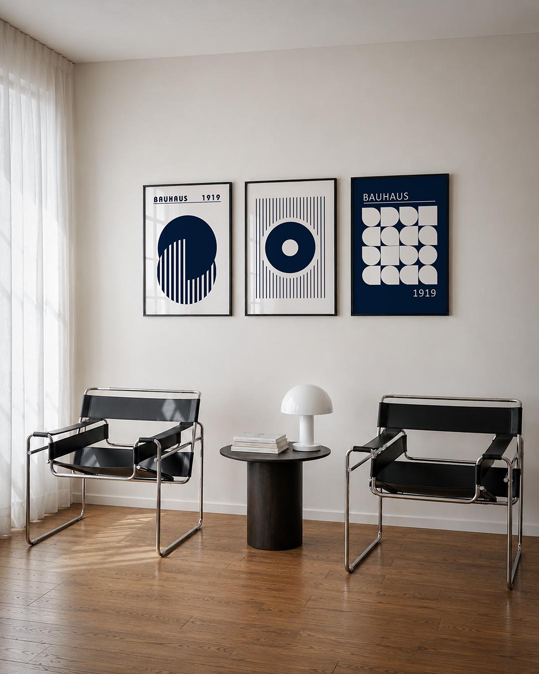 Cirkel en strepen Posterset