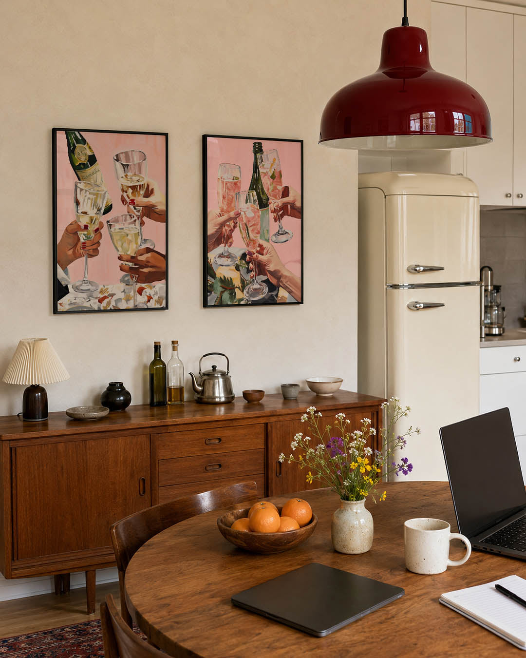 Bubbels en toast Posterset