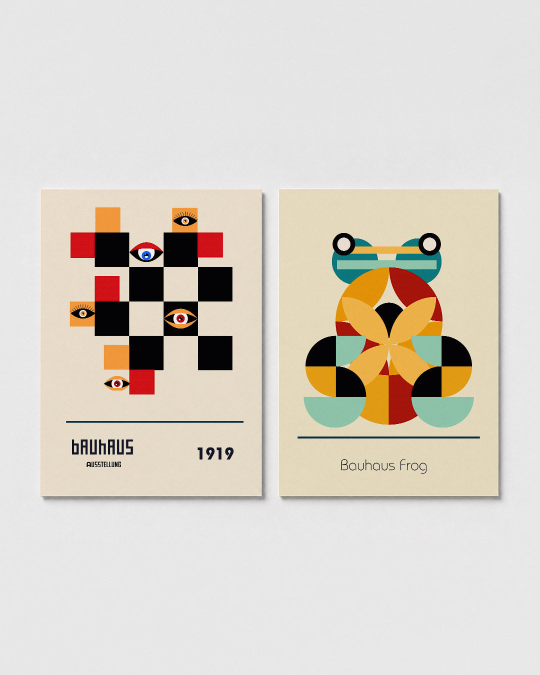 Oog en vlak Posterset