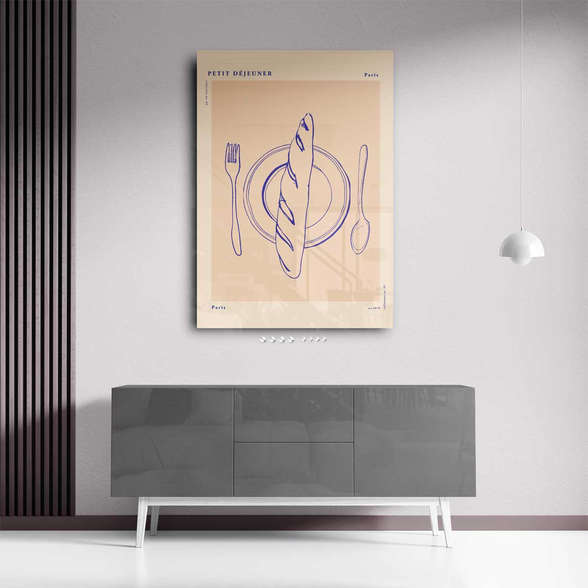 Ontbijt in Parijs Kunstwerk-canvas-dibond-plexiglas-wanddecoratie-WallArtistic