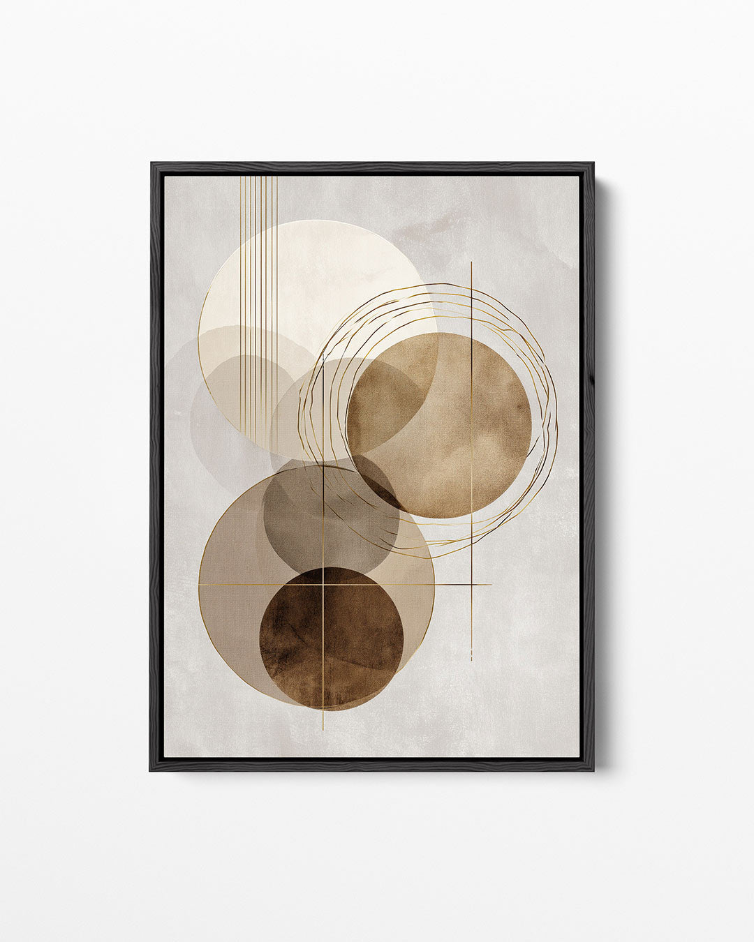 Geometrische cirkelcompositie Kunstwerk