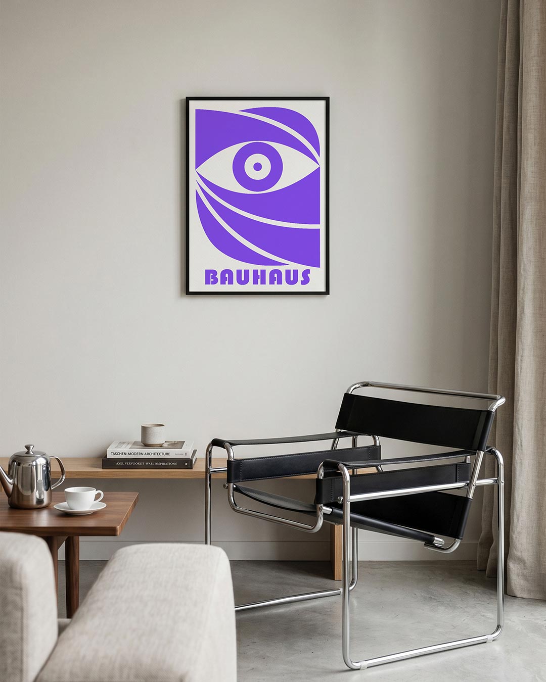 Oog en lijnen Poster