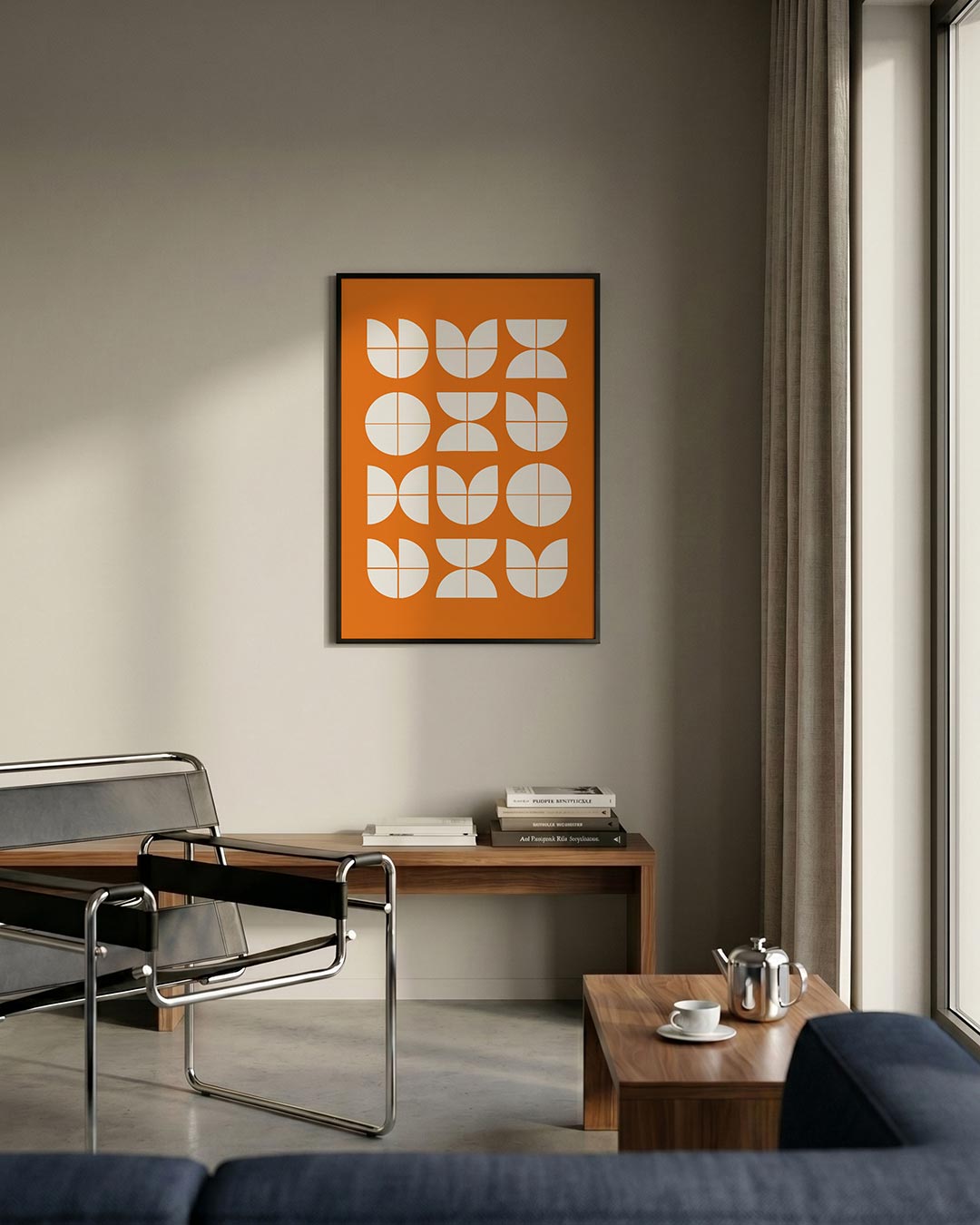 Vormritme en kleur Poster