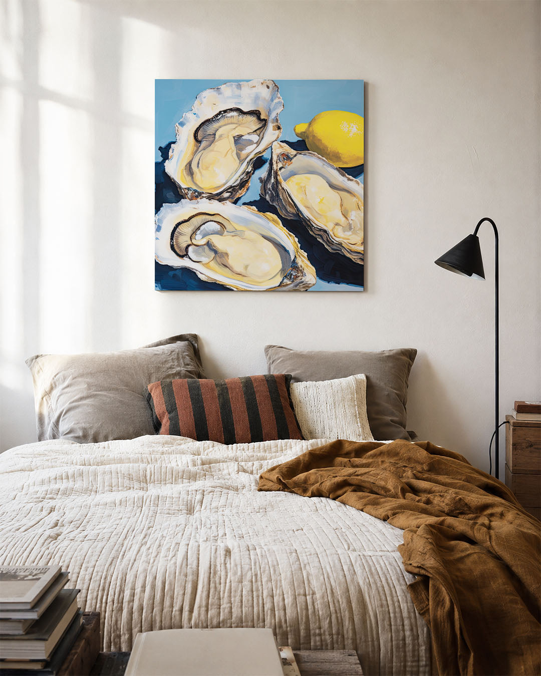 Oesters en citroen Kunstwerk