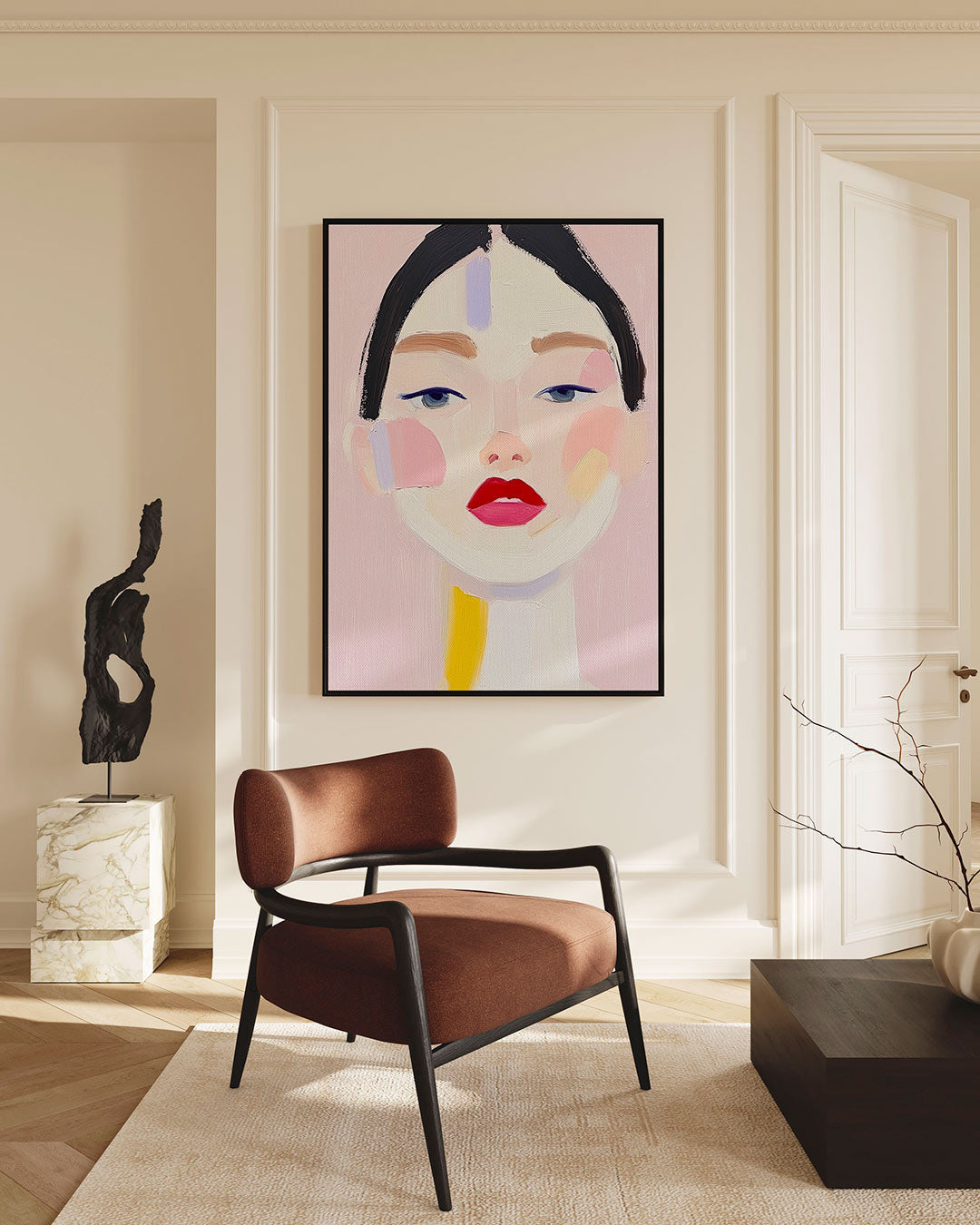 Portretstudie Kunstwerk