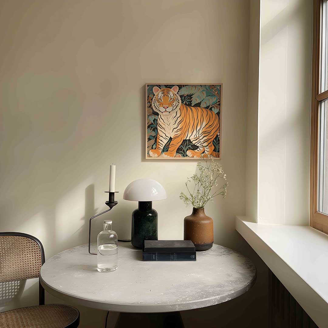 Tijger in jungle Poster