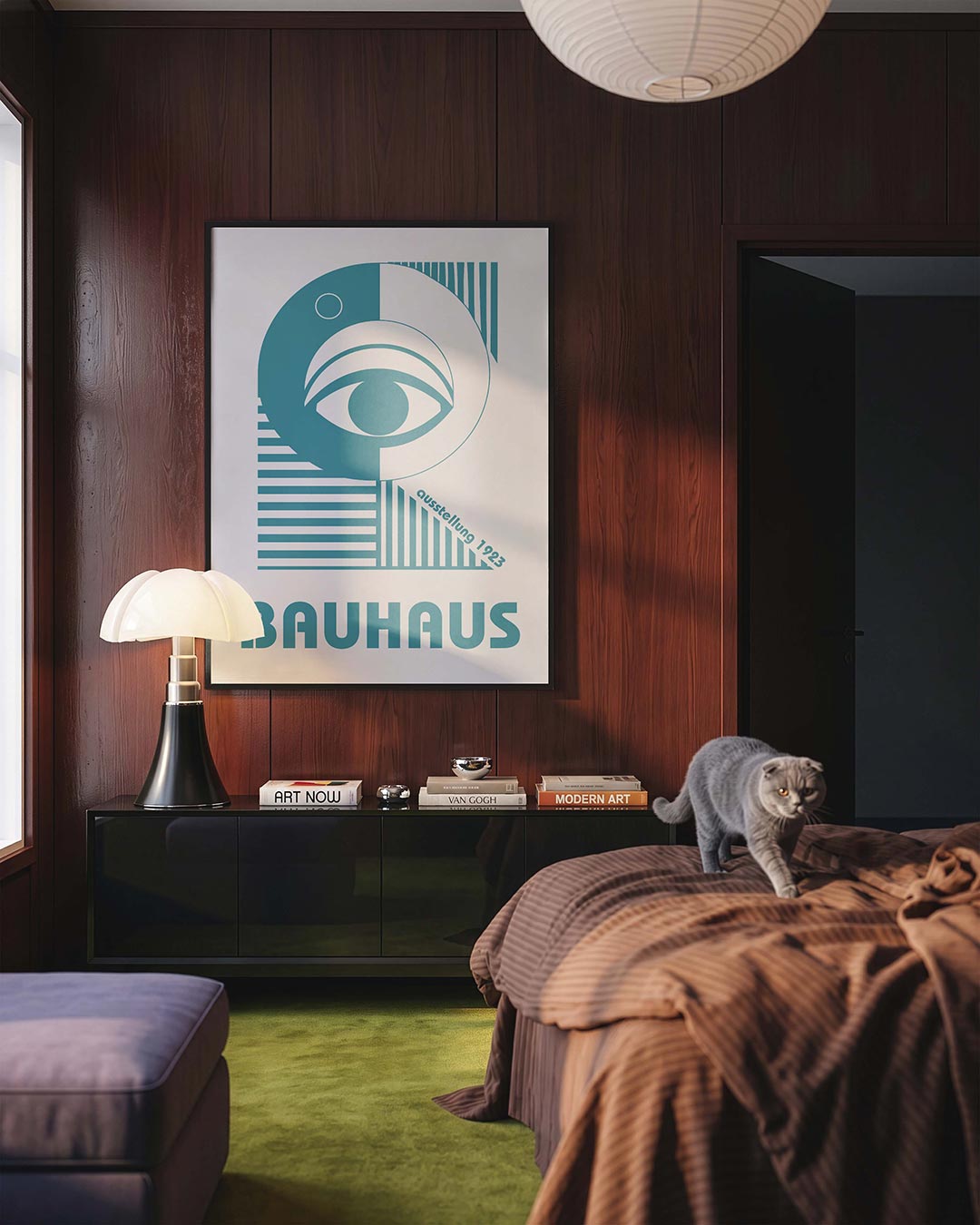 Oog en lijnen Poster
