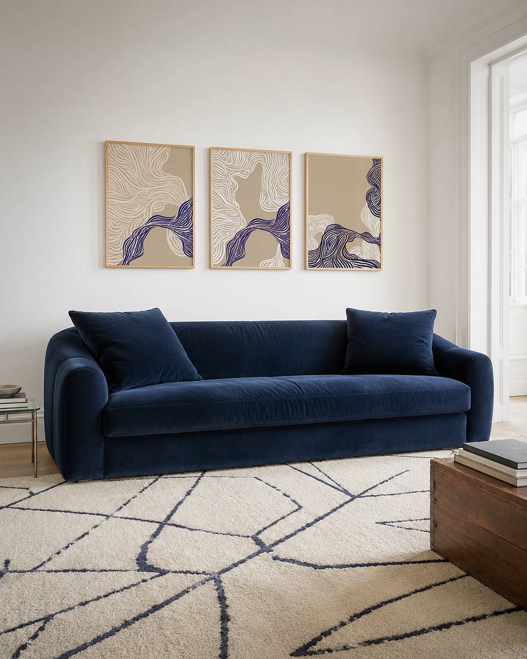 Lijnenspel en kleur Posterset