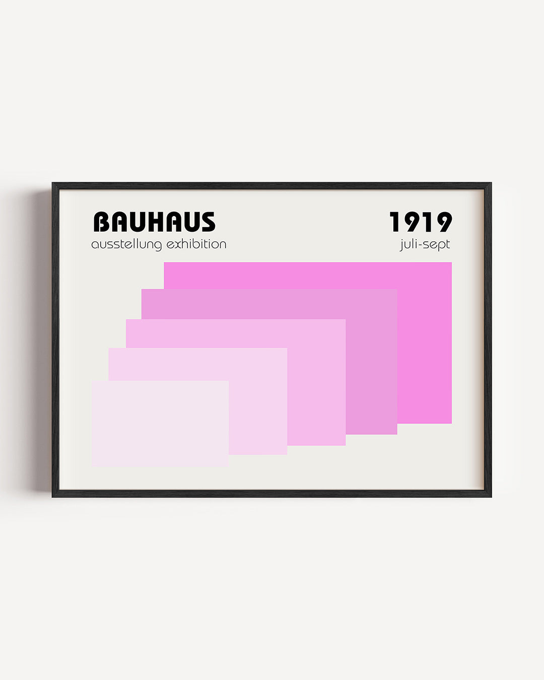 Vormritme en kleur Poster