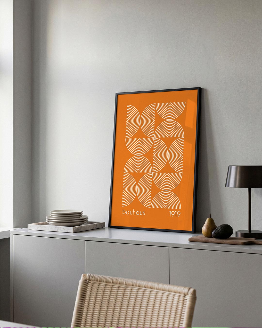 Cirkelpatronen en vlakken Poster