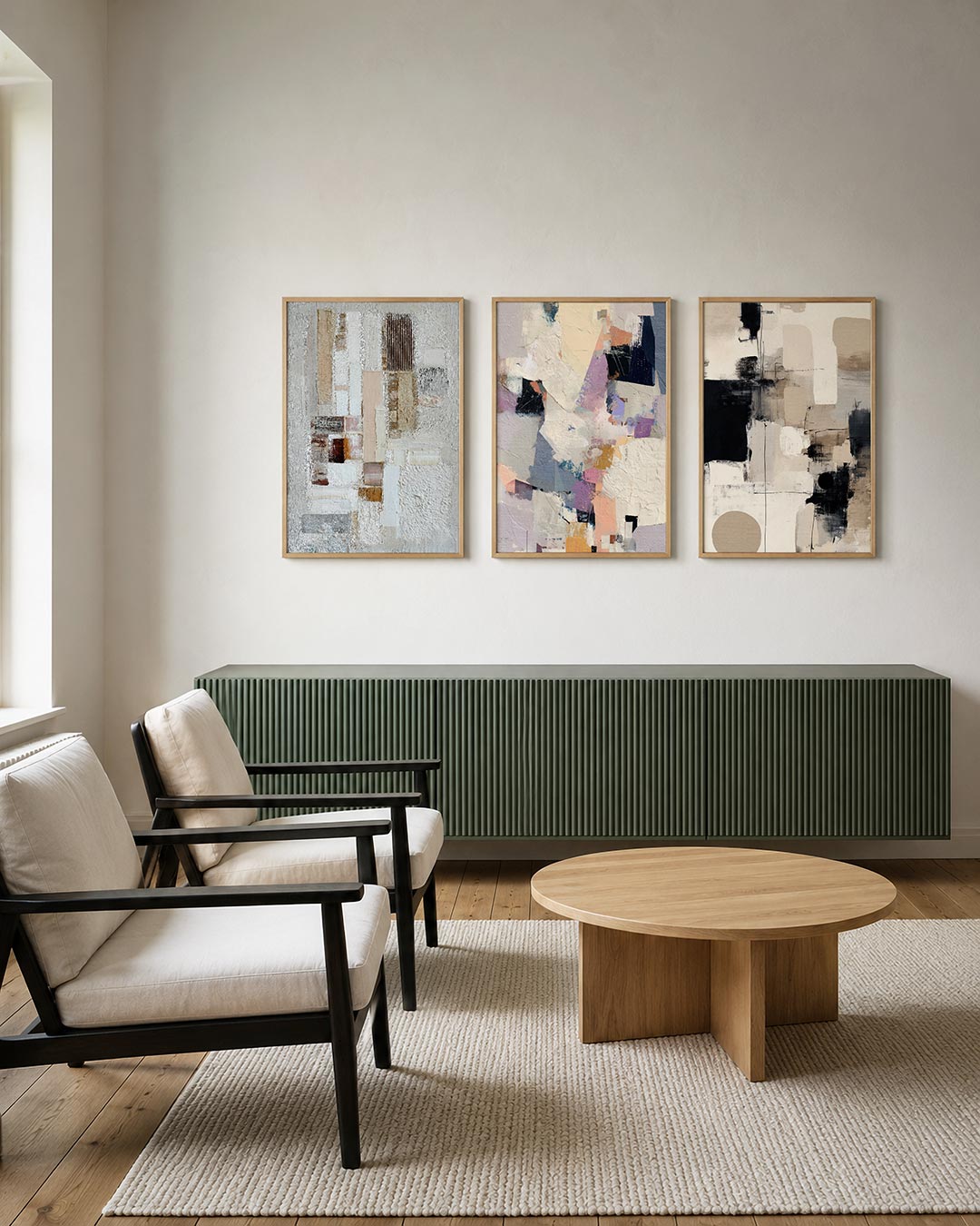 Textuur en lijnen Posterset