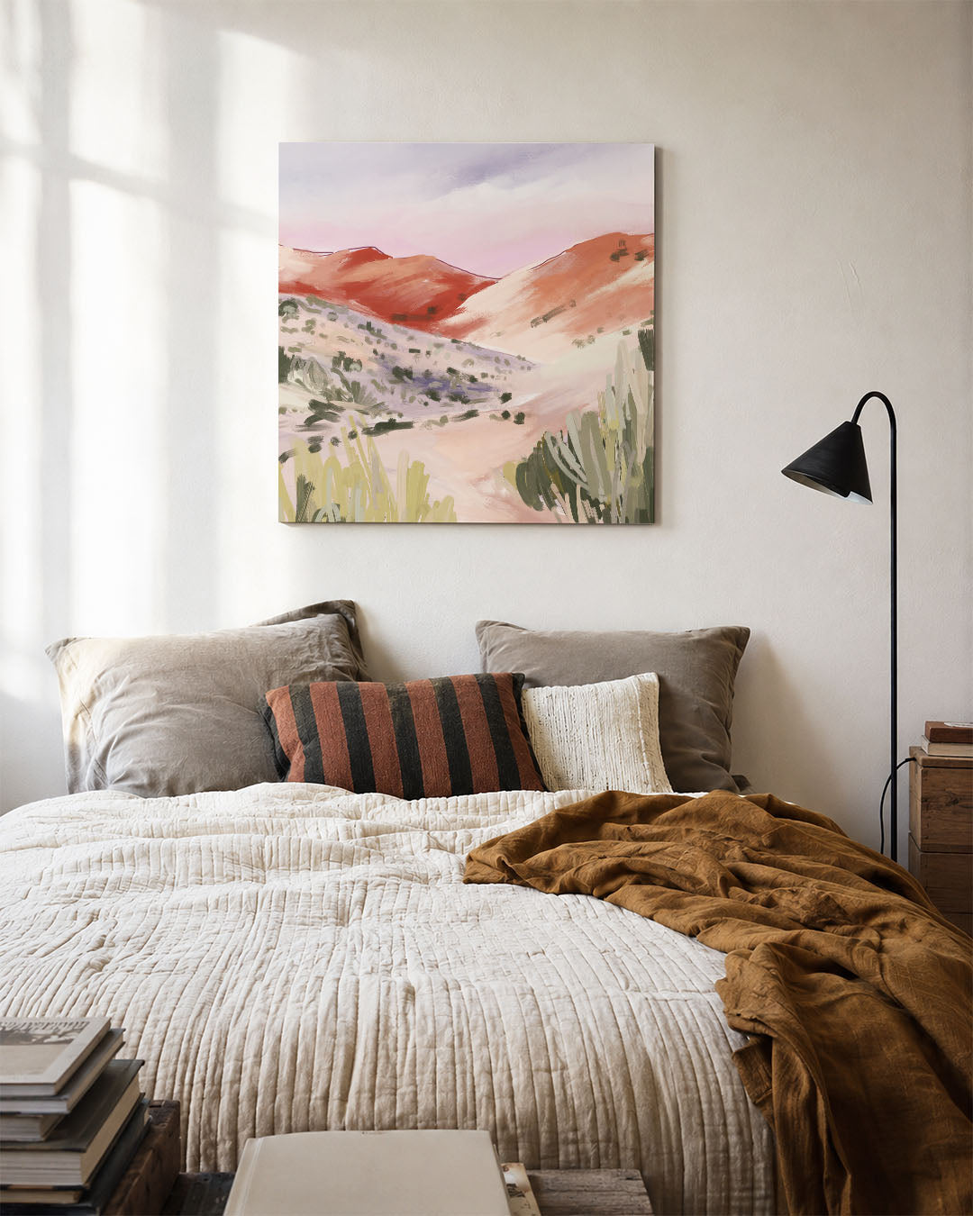 Kleurrijke heuvels Kunstwerk