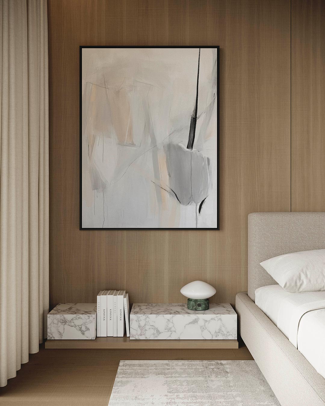 Lichte vormen compositie Kunstwerk