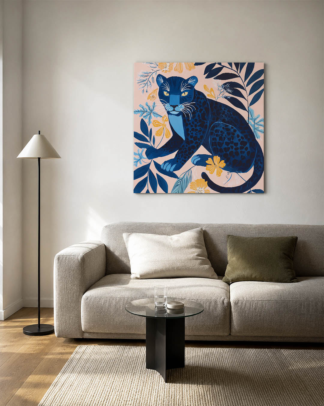 Dierlijke bloemenpracht Kunstwerk