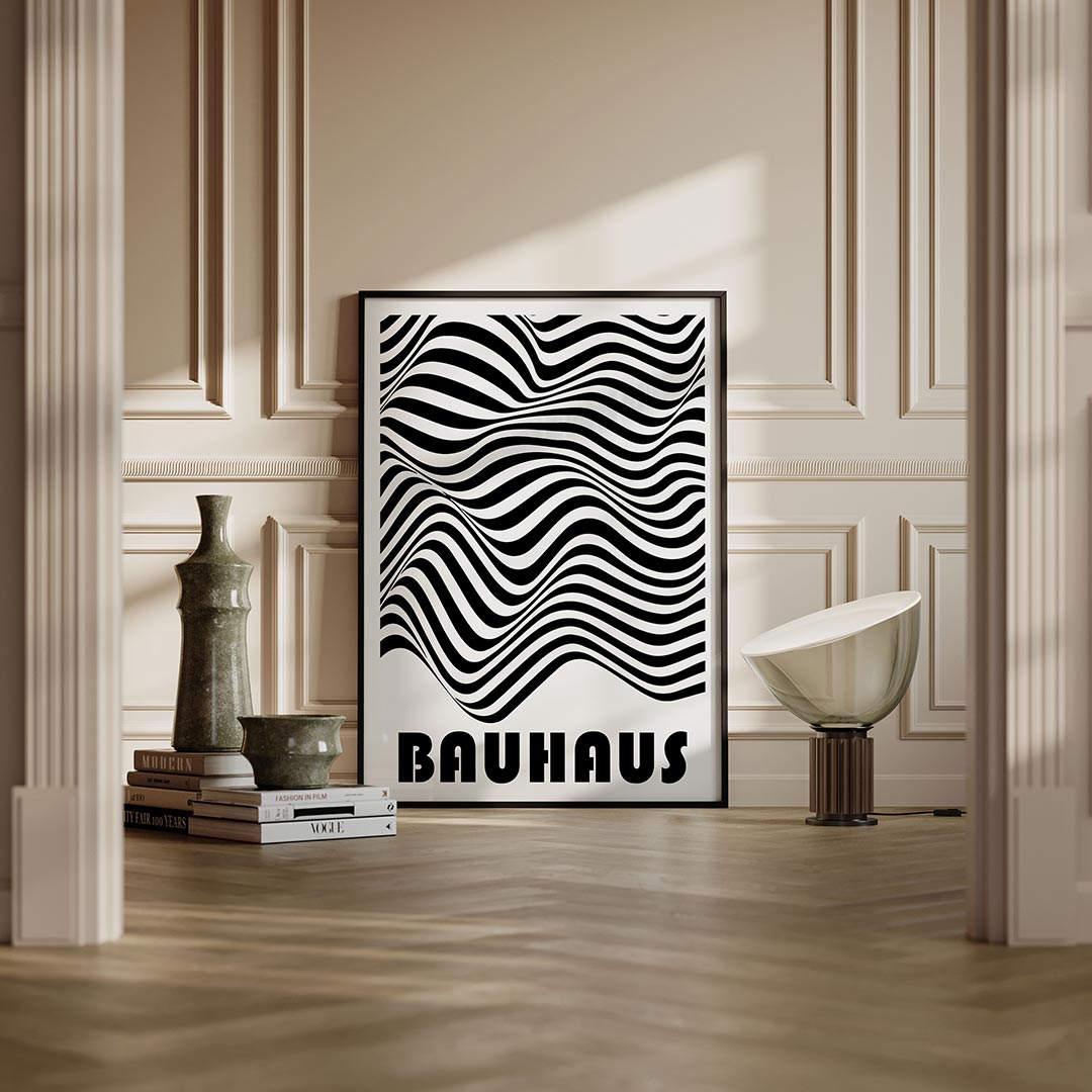Golvend lijnenspel Poster