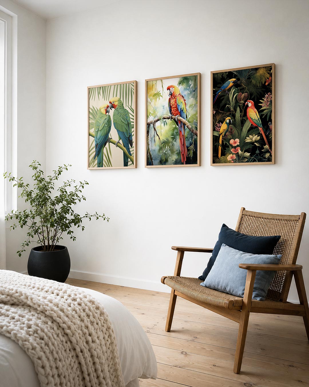 Tropische kleurenpracht Posterset