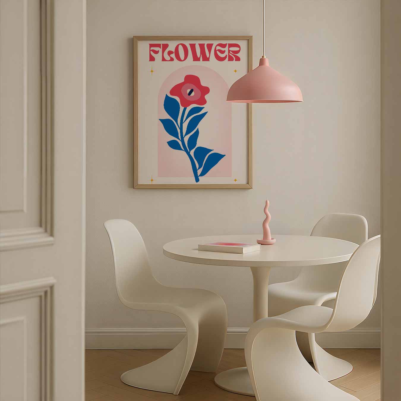 Vrolijke Bloemenpracht Poster-WallArtistic
