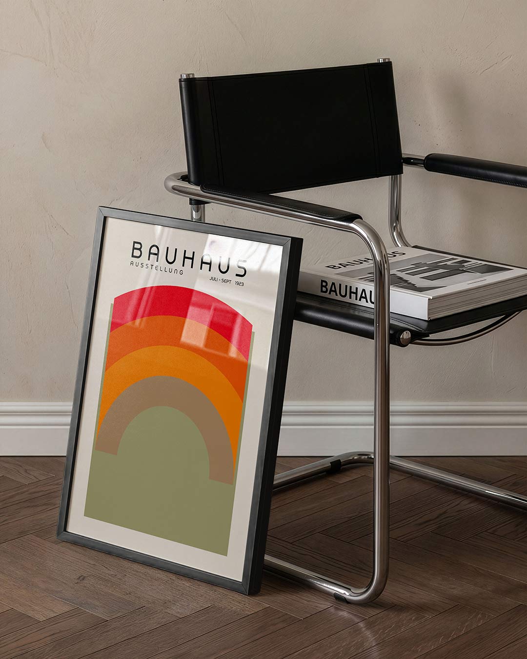 Kleurvlakken boog Poster