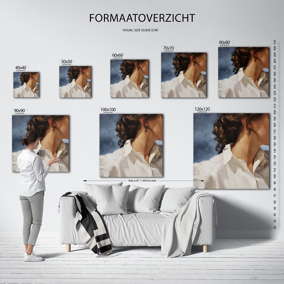 Portretstudie Kunstwerk