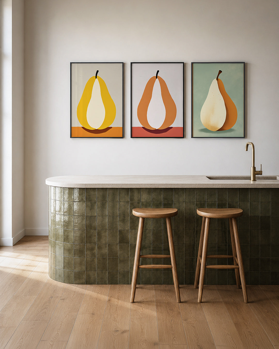 Vruchtvorm en kleur Posterset