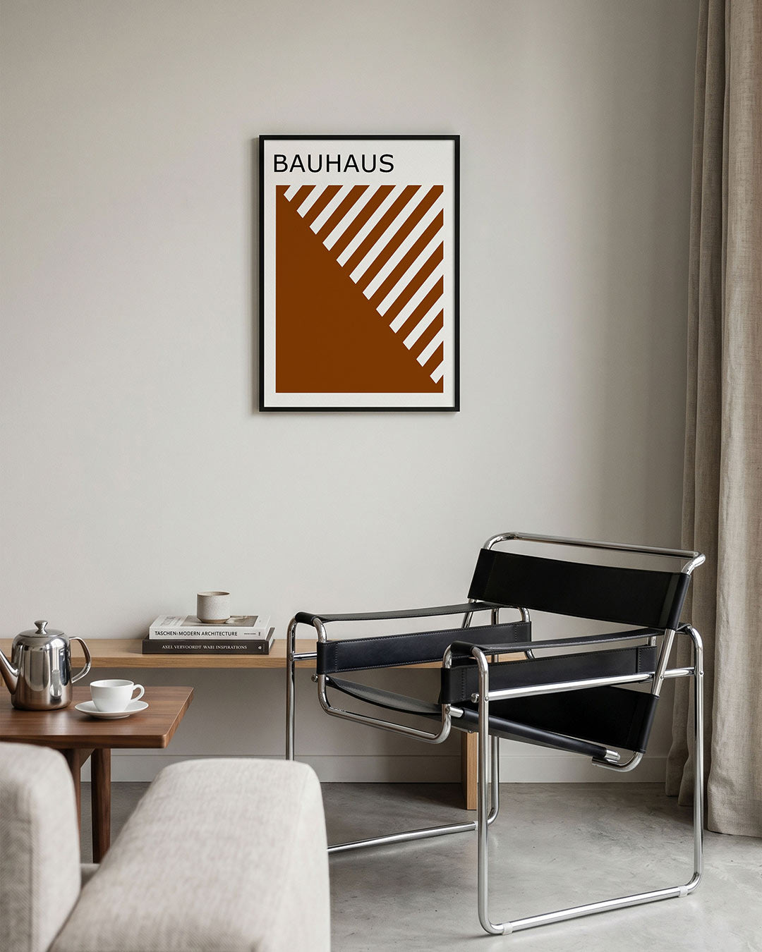 Diagonal lijnen Poster