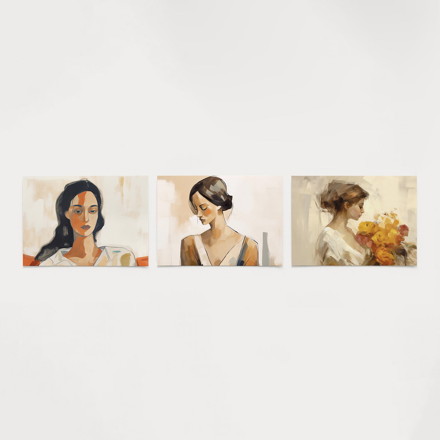 Portret in kleurvlakken Posterset
