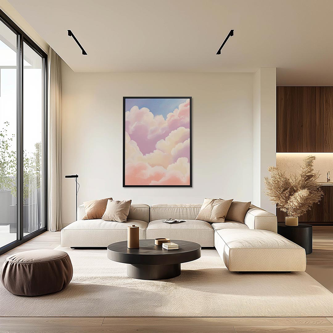 Dromerige wolkenlucht Kunstwerk