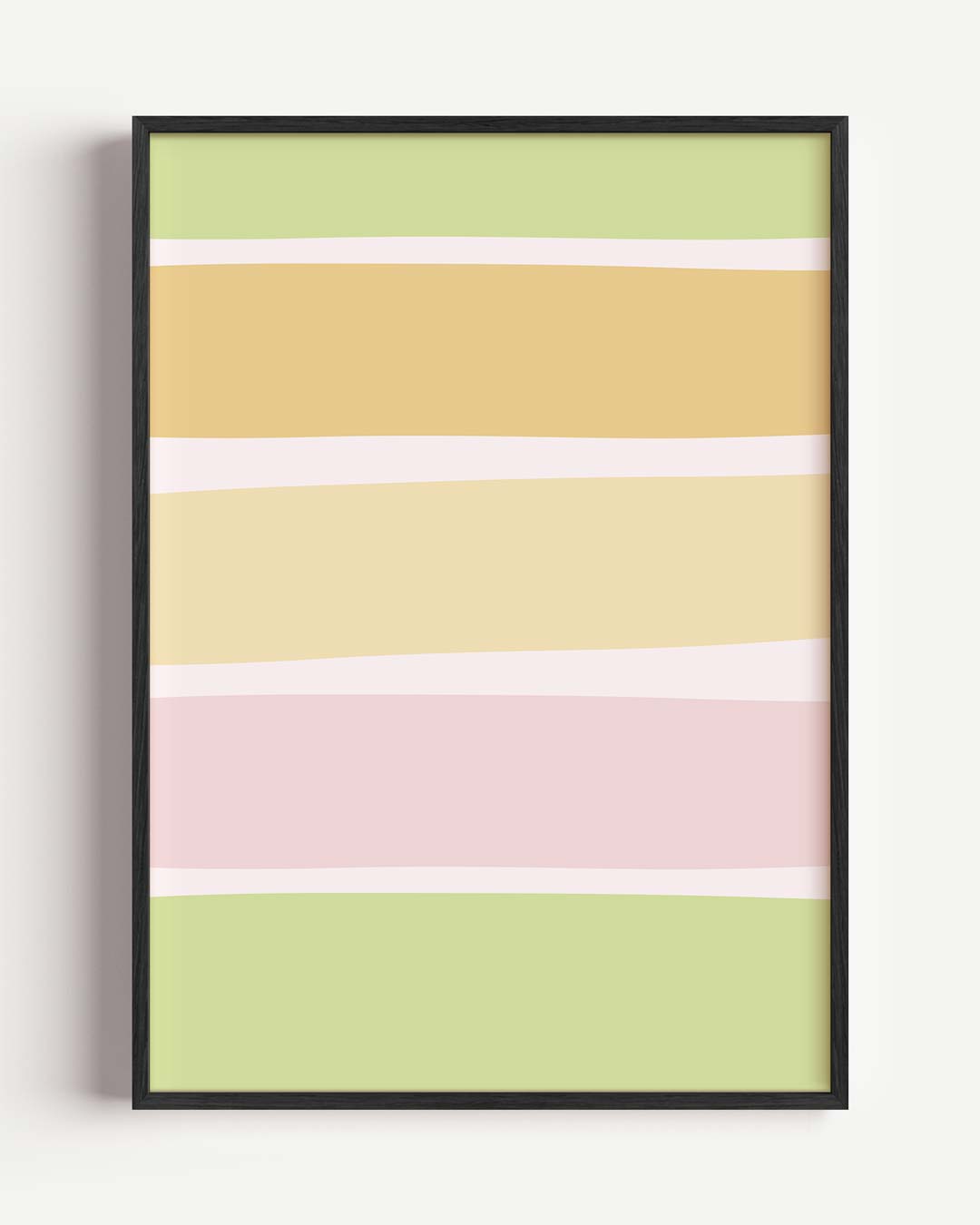 Zachte Strepen Poster-WallArtistic
