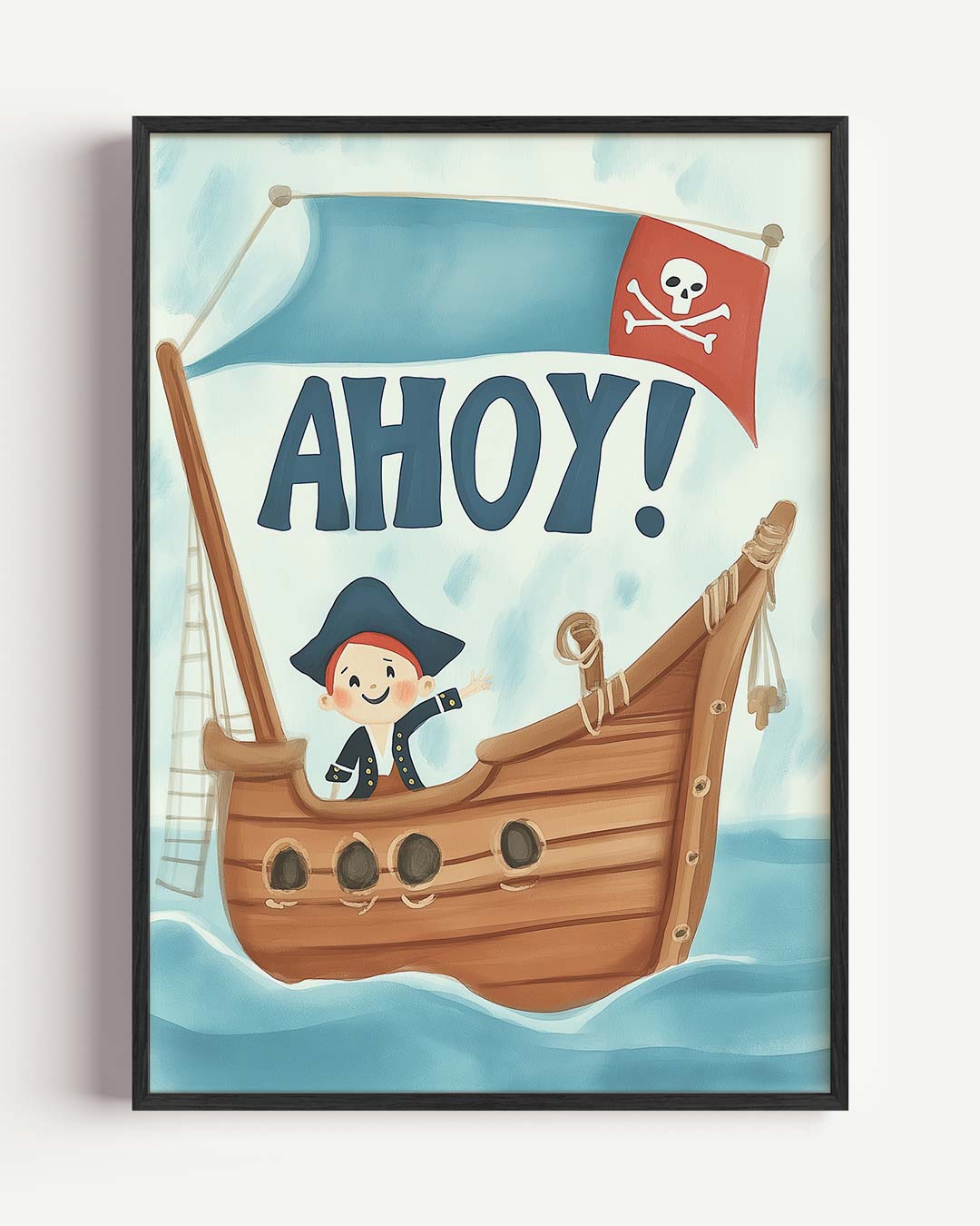 Piratenavontuur Kinderkamerposter-WallArtistic