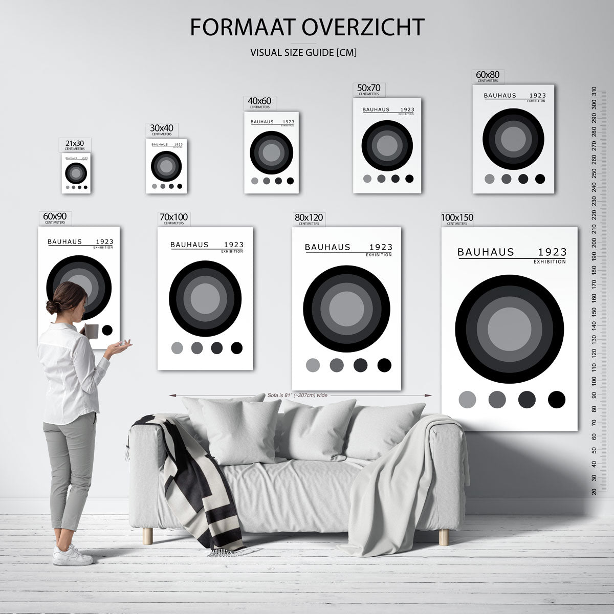 Cirkelstructuur Poster