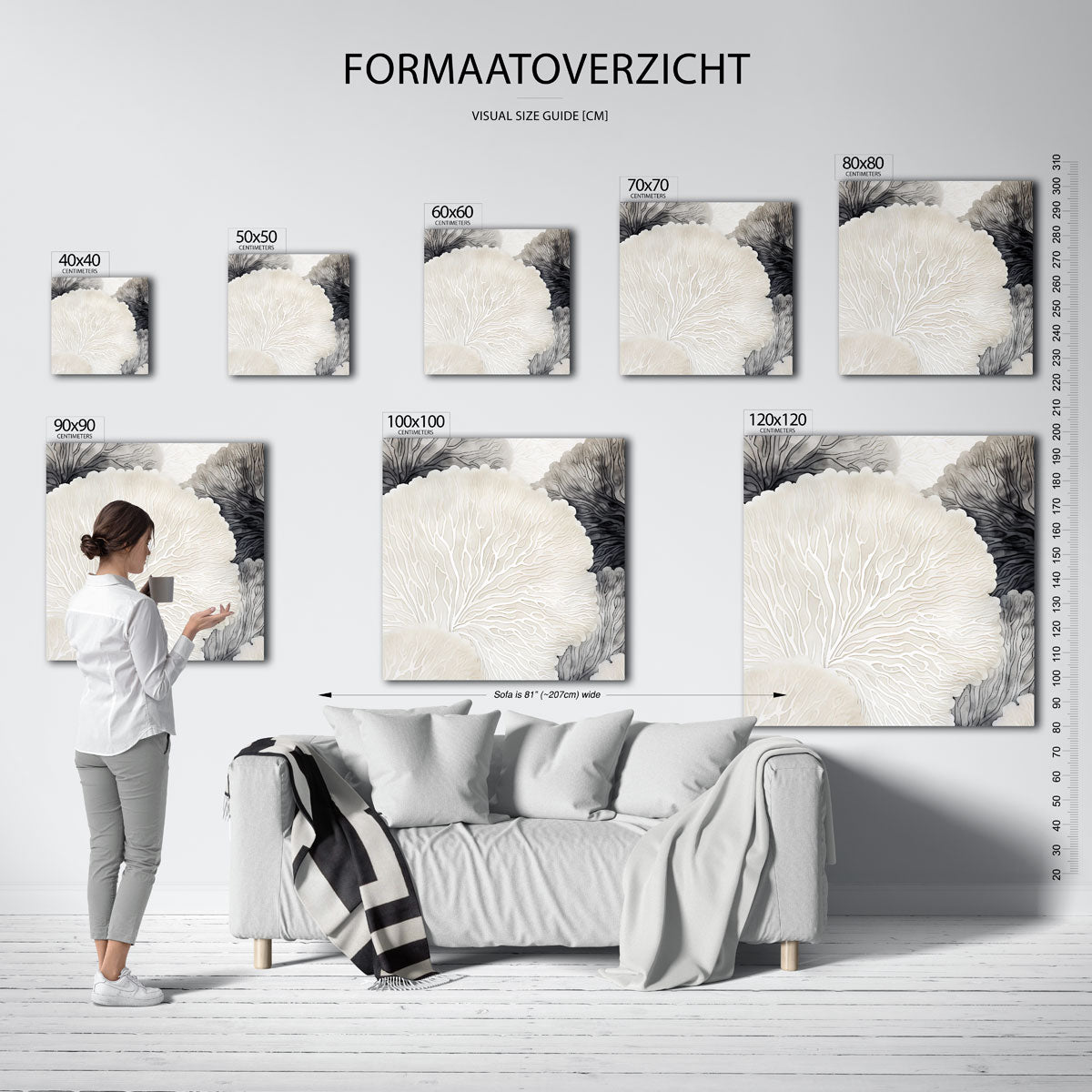Organische vormen Poster