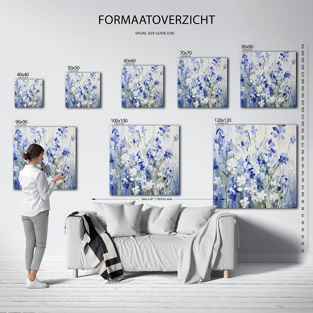 Bloemrijke harmonie Kunstwerk