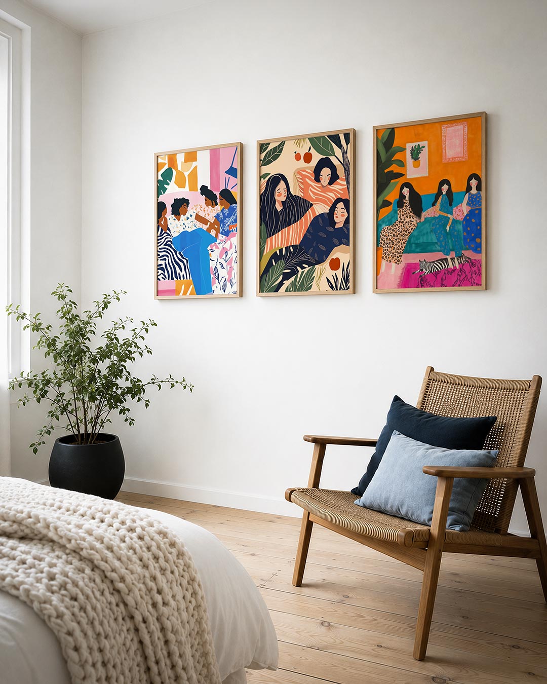 Kleurrijk samenspel Posterset