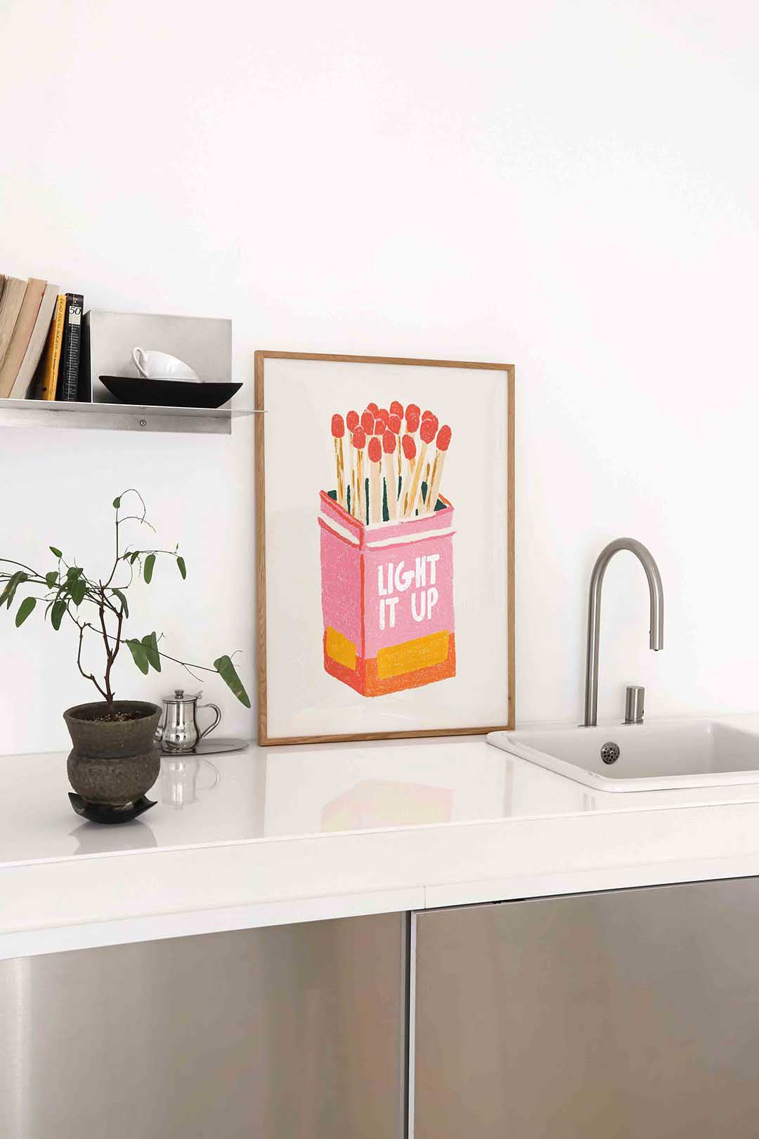 Roze luciferdoos Poster