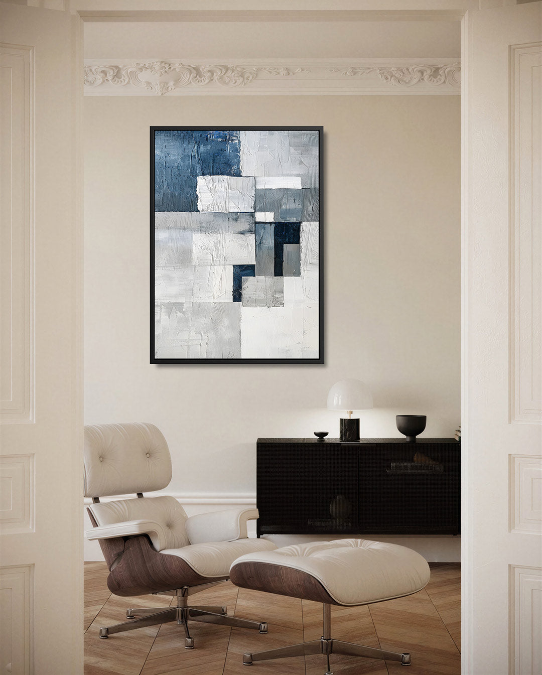 Geometrische compositie Kunstwerk