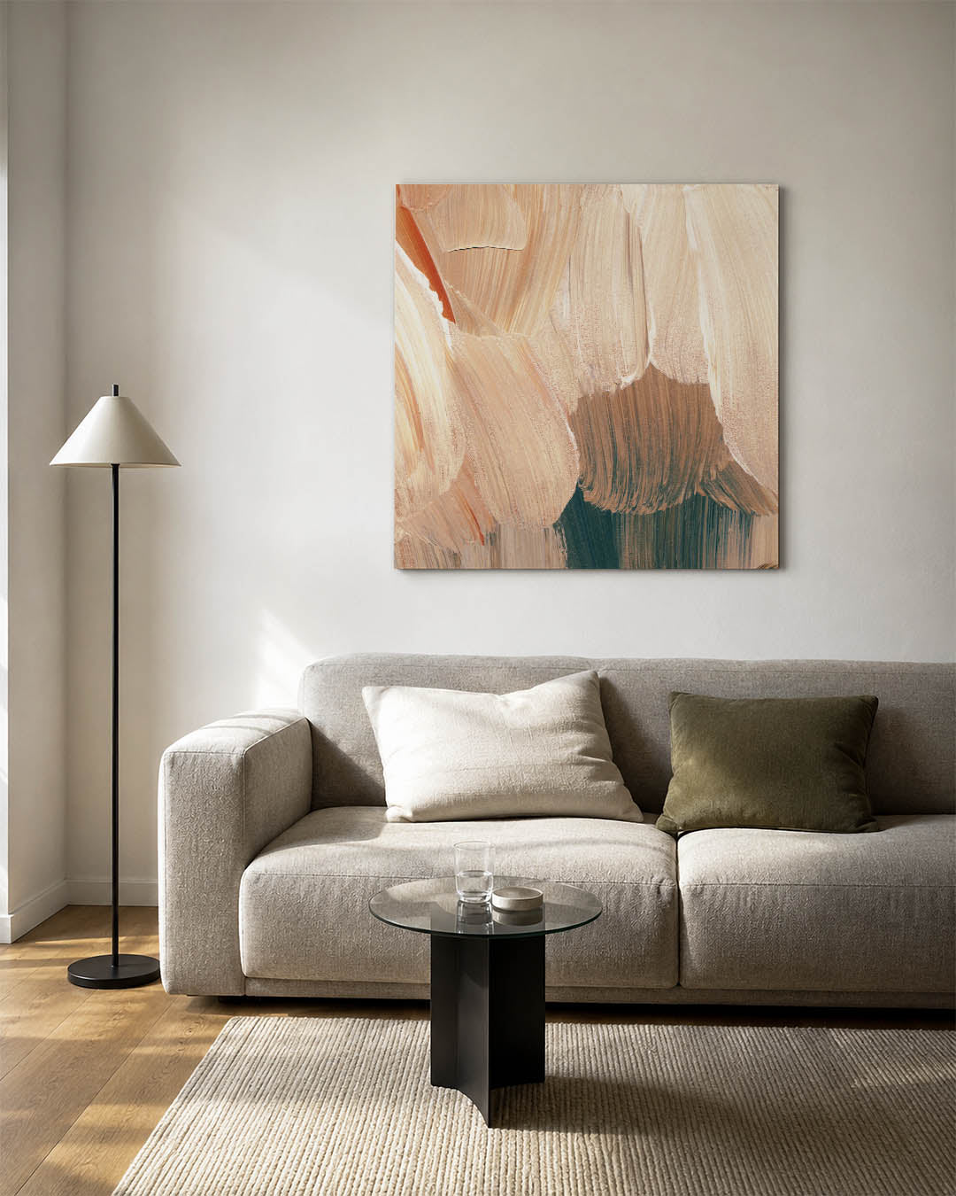 Penseelstreken Kunstwerk