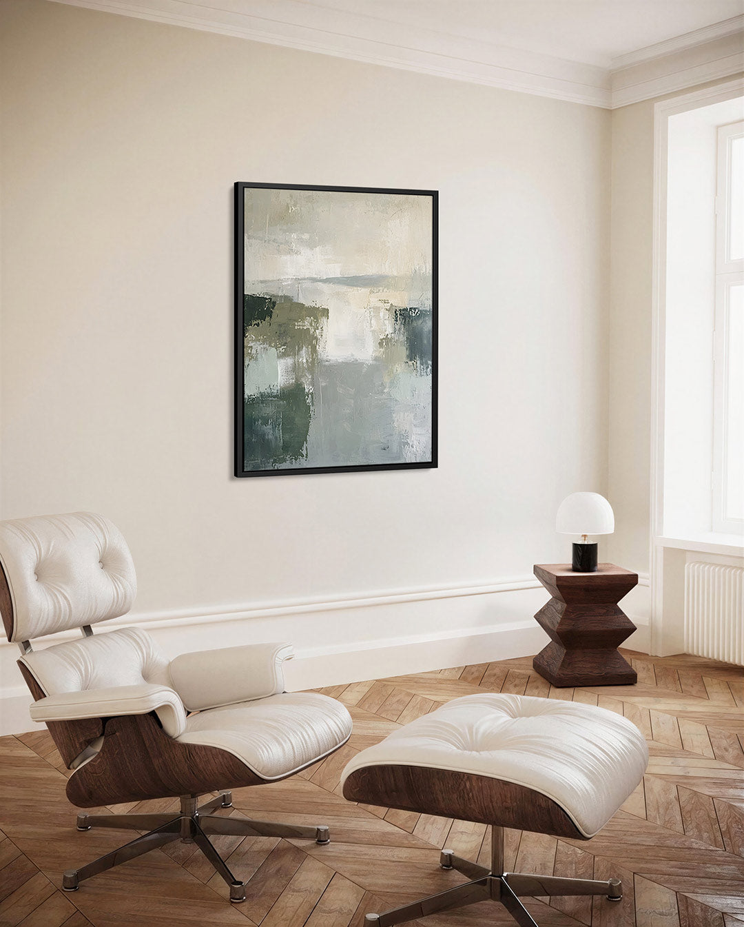 Rustige kleurencompositie Kunstwerk
