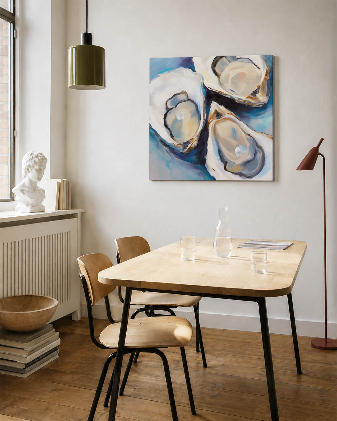 Dynamische oesters Kunstwerk