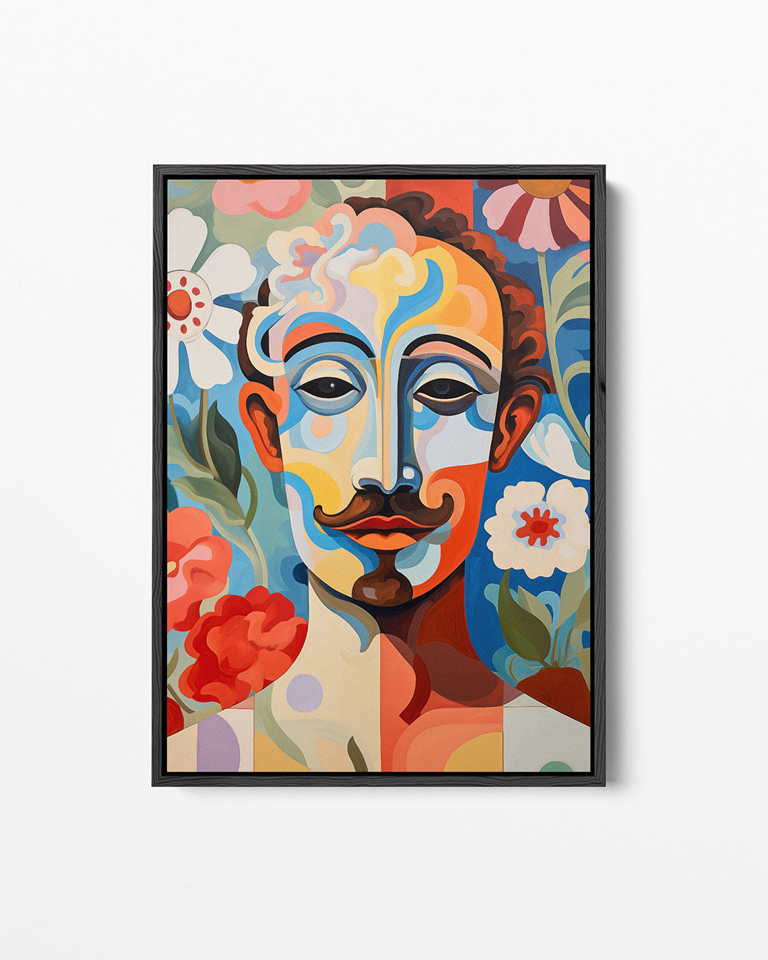 Vrolijke gezichtsillusie Kunstwerk