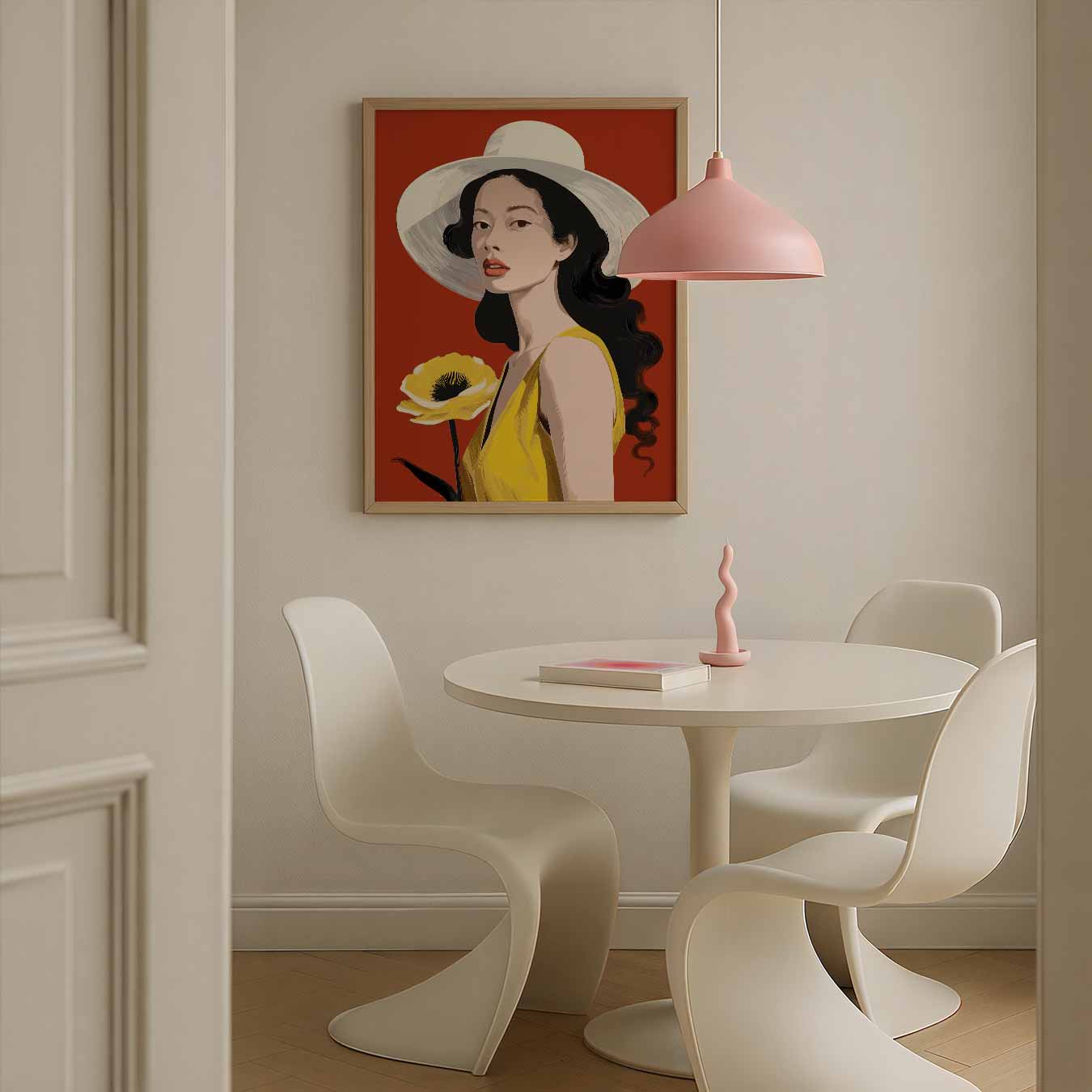 Vrouwelijke Elegantie Poster-WallArtistic