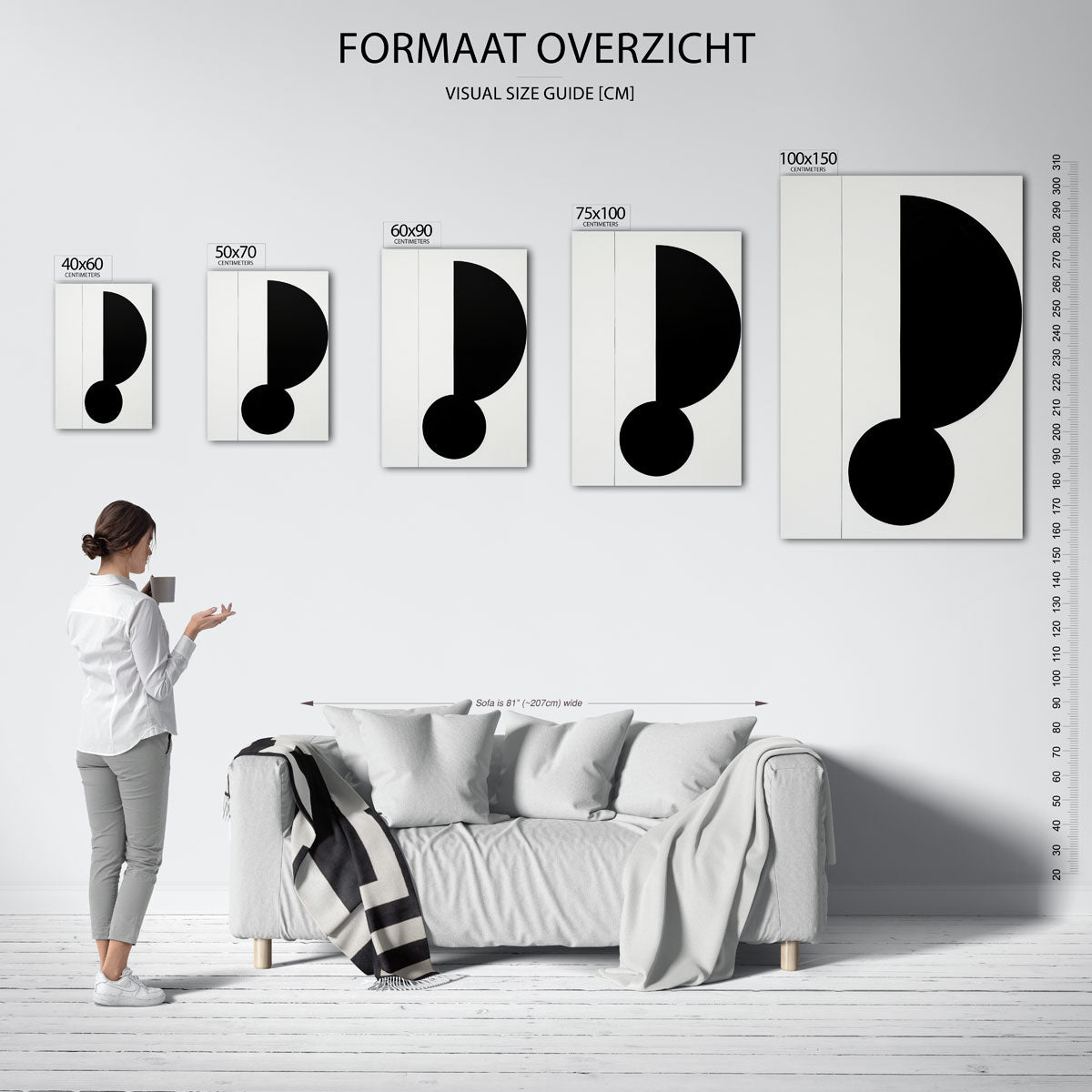 Geometrische vormen Kunstwerk