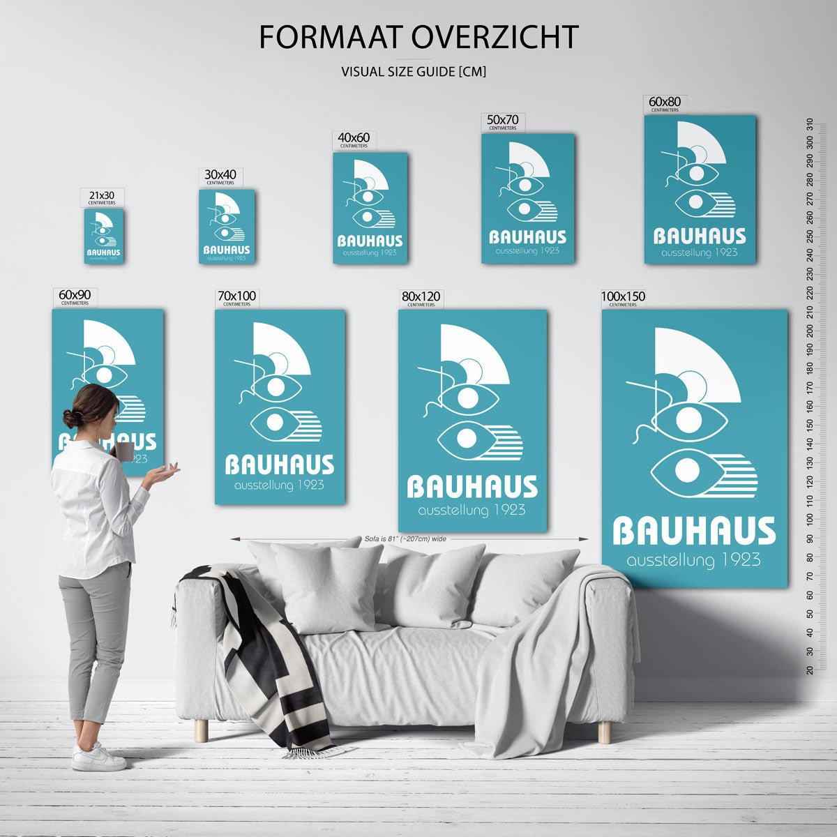 Vorm en lijnen Poster
