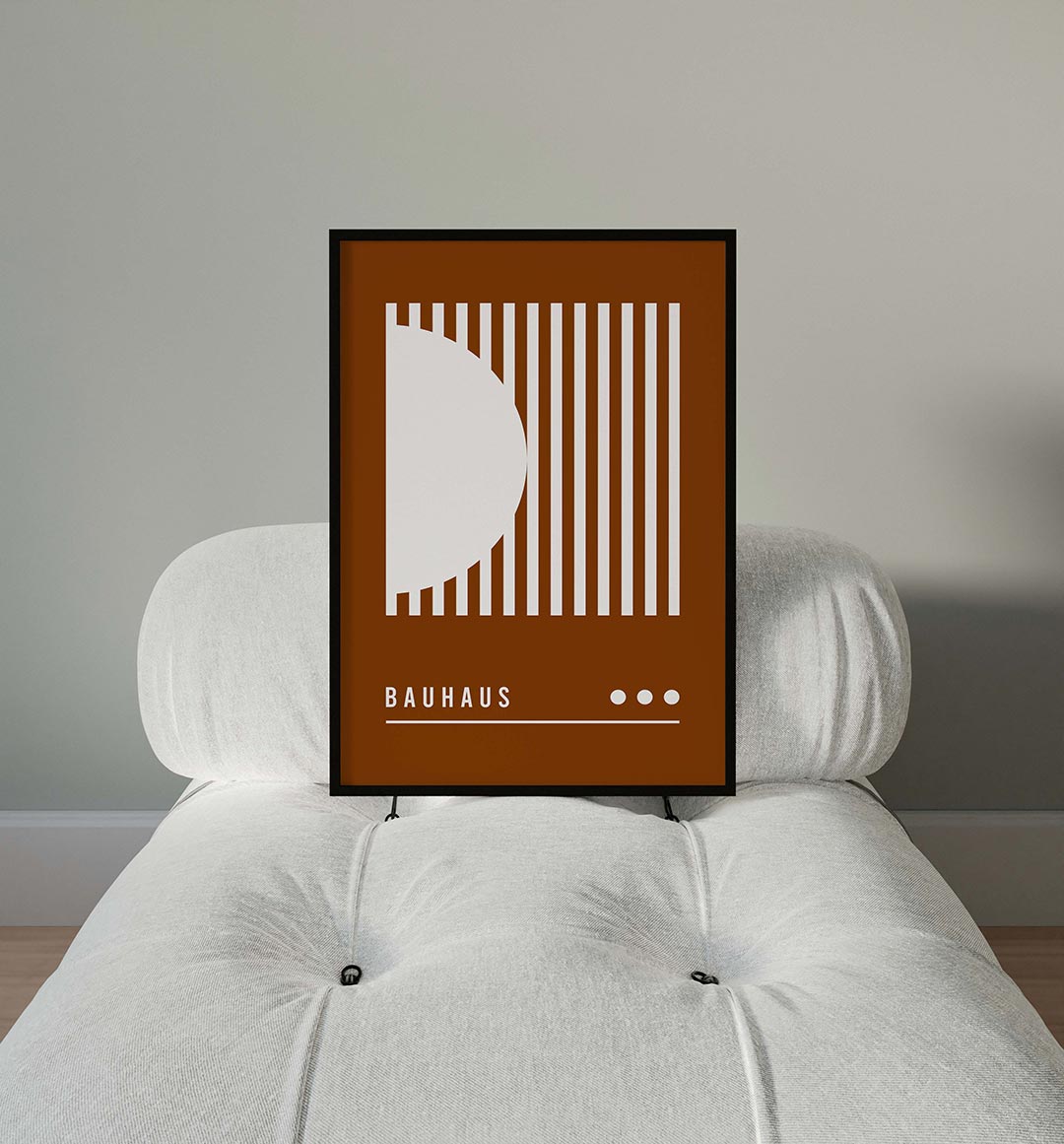 Lijnen en vlakkenspel Poster