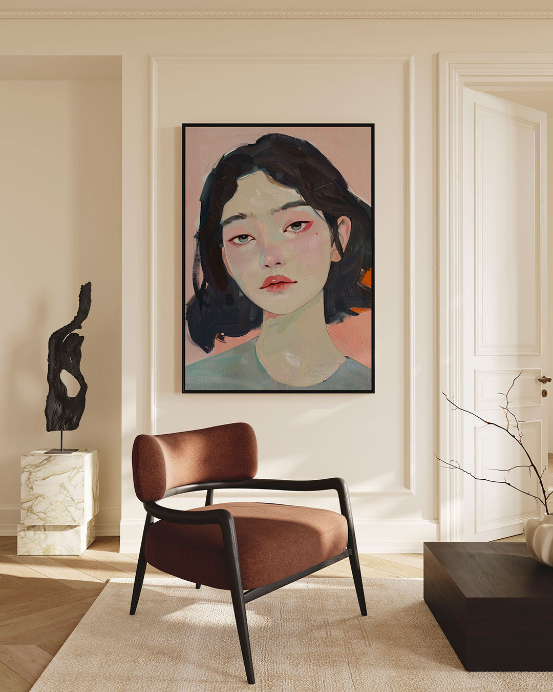 Portretstudie Kunstwerk