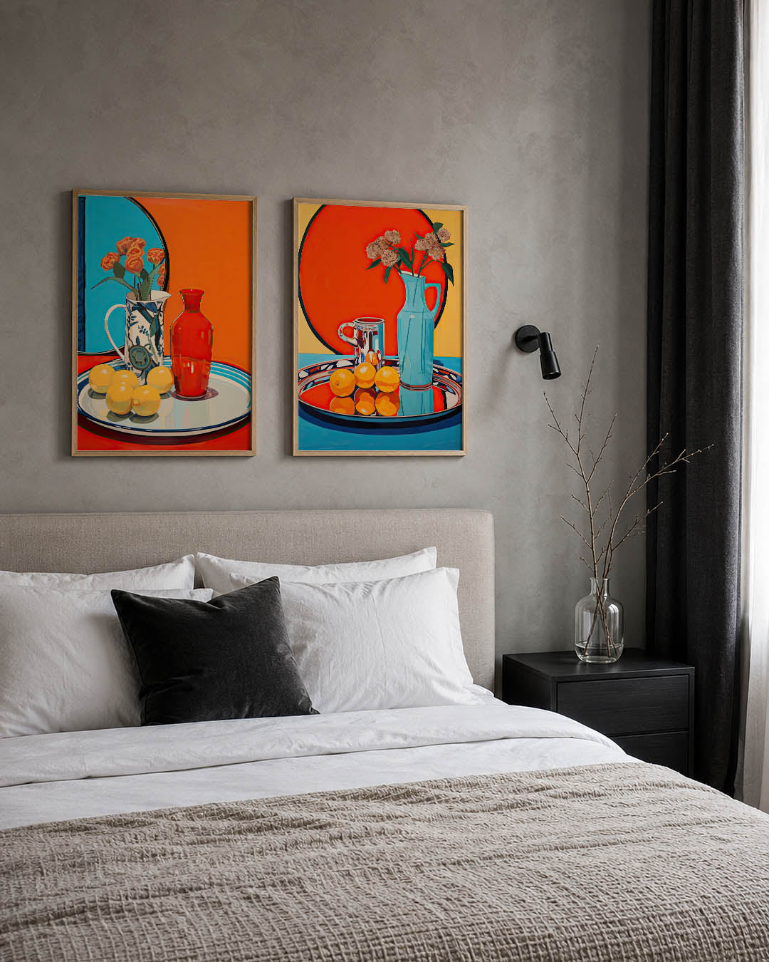 Kleurrijke stilleven Posterset