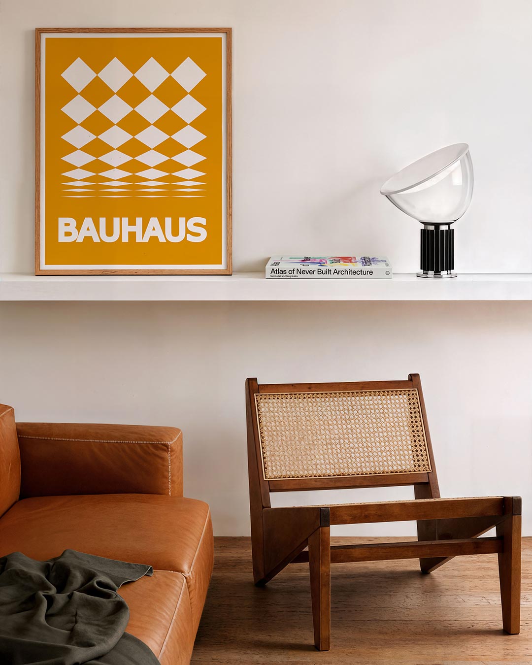 Ruitpatroon en kleur Poster