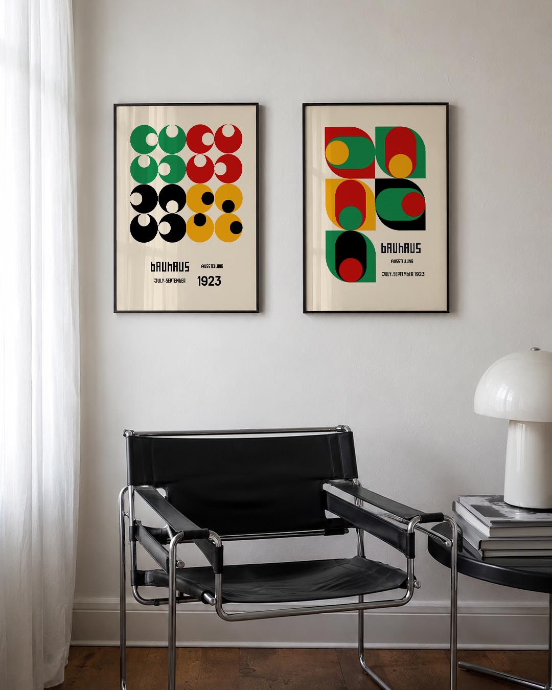 Cirkelritme en kleur Posterset