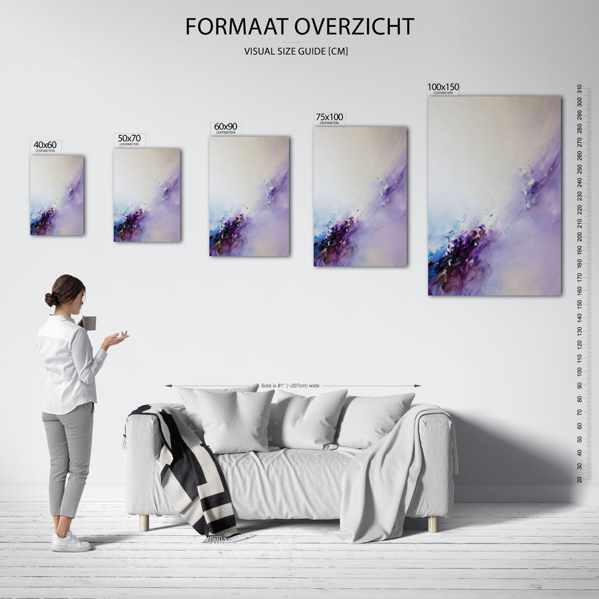 Kleurencompositie Kunstwerk